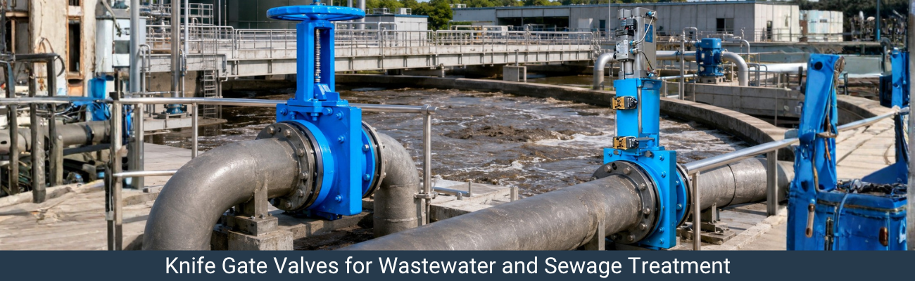 Knife Gate Valves for Wastewater Treatment and Sewage Applications